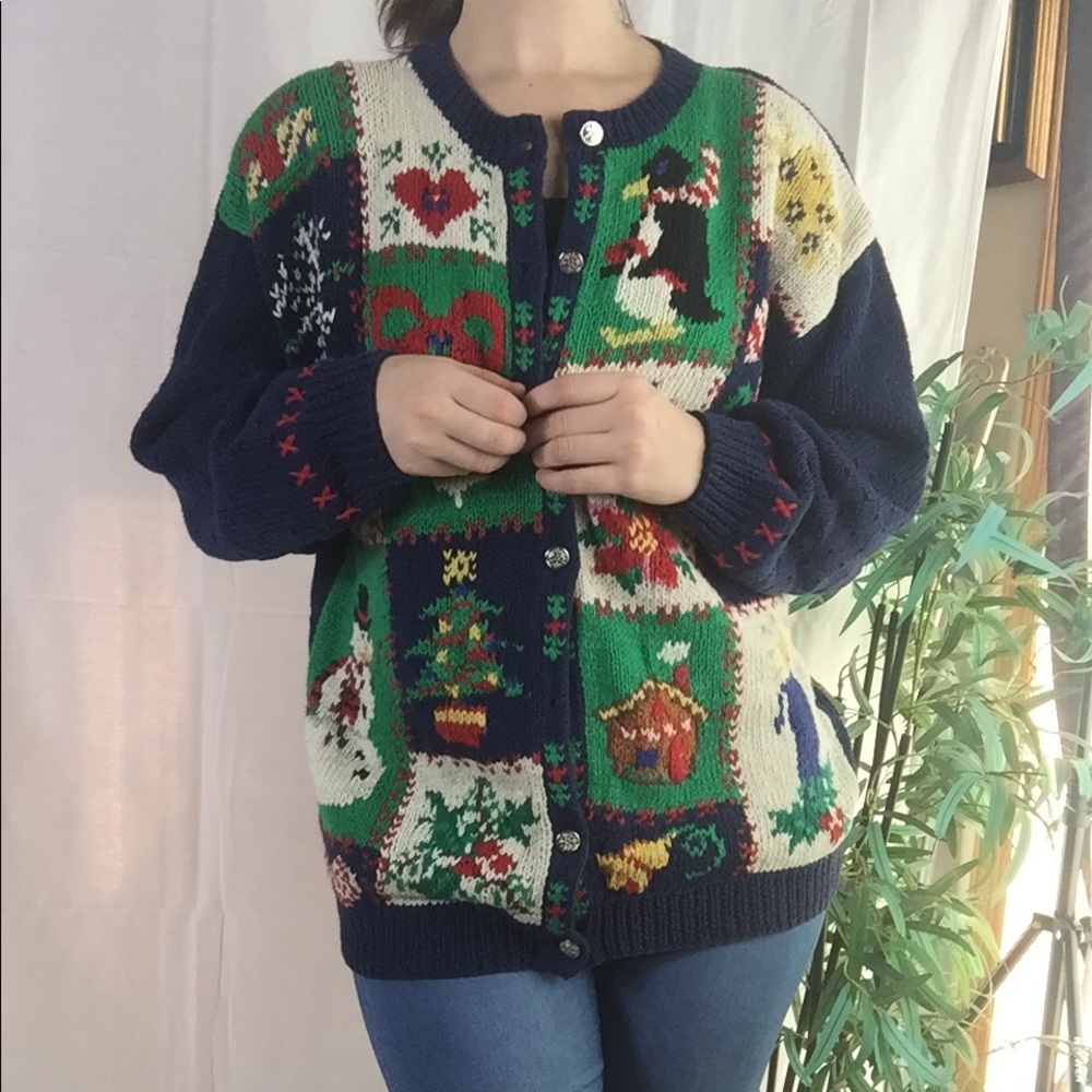 Vintage Ugly Christmas Knit Northern isles Sweater